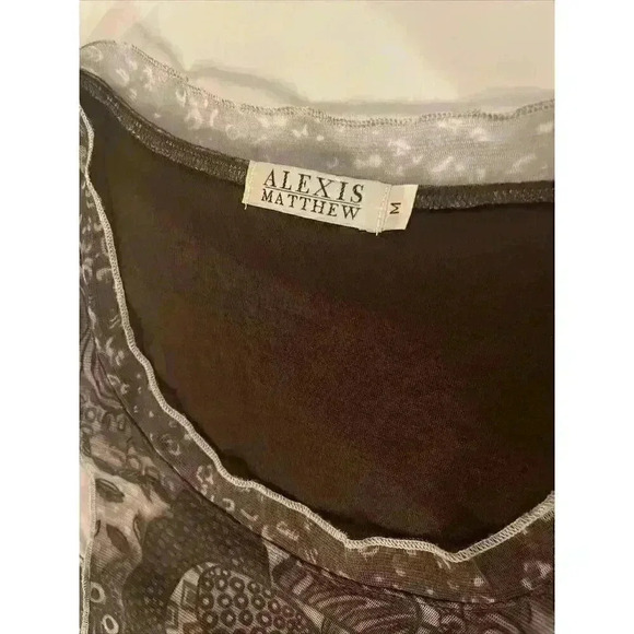 ALEXIS M Steampunk Slip Dress Grunge Hi Low Y2k Retro Layered Mini Cocktail VTG - Picture 4 of 13